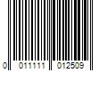 Barcode Image for UPC code 0011111012509