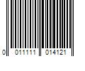 Barcode Image for UPC code 0011111014121