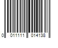 Barcode Image for UPC code 0011111014138