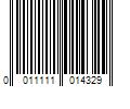 Barcode Image for UPC code 0011111014329