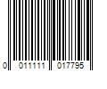 Barcode Image for UPC code 0011111017795