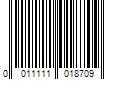 Barcode Image for UPC code 0011111018709