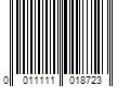 Barcode Image for UPC code 0011111018723