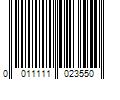 Barcode Image for UPC code 0011111023550