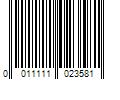 Barcode Image for UPC code 0011111023581