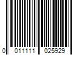 Barcode Image for UPC code 0011111025929