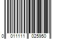 Barcode Image for UPC code 0011111025950