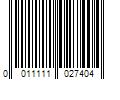 Barcode Image for UPC code 0011111027404