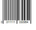 Barcode Image for UPC code 0011111030954