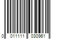 Barcode Image for UPC code 0011111030961