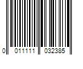 Barcode Image for UPC code 0011111032385