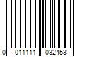 Barcode Image for UPC code 0011111032453