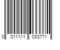 Barcode Image for UPC code 0011111033771