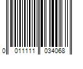 Barcode Image for UPC code 0011111034068