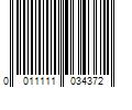 Barcode Image for UPC code 0011111034372