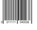Barcode Image for UPC code 0011111040038. Product Name: Unilever Dove Exfoliating Body Polish Crushed Cherries & Chia Milk All Skin Type  10.5 oz