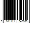 Barcode Image for UPC code 0011111040083. Product Name: Unilever Dove Revitalizante Long Lasting Gentle Women s Body Wash  Cherry and Chia Milk  20 fl oz