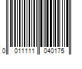 Barcode Image for UPC code 0011111040175