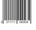 Barcode Image for UPC code 0011111040434