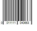 Barcode Image for UPC code 0011111040663