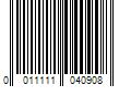 Barcode Image for UPC code 0011111040908