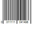 Barcode Image for UPC code 0011111041486