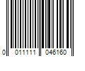 Barcode Image for UPC code 0011111046160