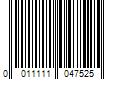 Barcode Image for UPC code 0011111047525