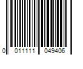 Barcode Image for UPC code 0011111049406