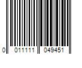 Barcode Image for UPC code 0011111049451