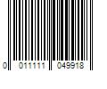 Barcode Image for UPC code 0011111049918