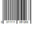 Barcode Image for UPC code 0011111051263