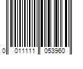 Barcode Image for UPC code 0011111053960