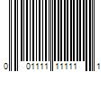 Barcode Image for UPC code 001111111111