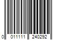 Barcode Image for UPC code 0011111240292