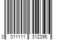 Barcode Image for UPC code 0011111312395