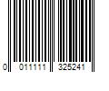 Barcode Image for UPC code 0011111325241