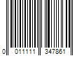 Barcode Image for UPC code 0011111347861