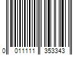 Barcode Image for UPC code 0011111353343