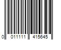 Barcode Image for UPC code 0011111415645