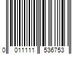 Barcode Image for UPC code 0011111536753