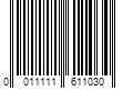 Barcode Image for UPC code 0011111611030