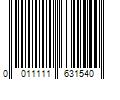 Barcode Image for UPC code 0011111631540