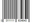 Barcode Image for UPC code 0011111634640