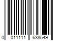 Barcode Image for UPC code 0011111638549