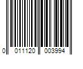 Barcode Image for UPC code 0011120003994