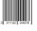 Barcode Image for UPC code 0011120004076