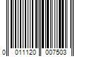 Barcode Image for UPC code 0011120007503