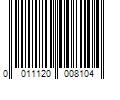 Barcode Image for UPC code 0011120008104