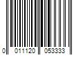 Barcode Image for UPC code 0011120053333